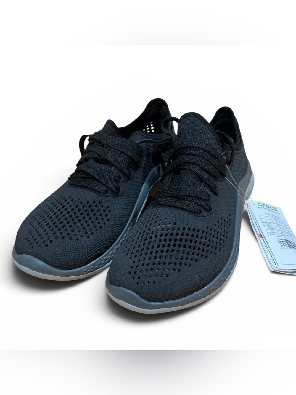 CROCS LiteRide 360 Pacer Sneakers Women’s Size 9 Black Lightweight Comfort Shoes